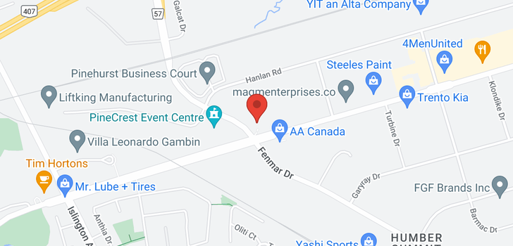 map of #21 -4370 STEELES AVE W